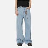 Y2K Camouflage Print Draped Floor Wide Leg Jeans