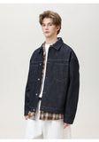 Vibrant Double Pocket Workwear Denim Jacket