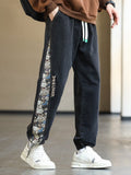 Baggy Bear Patchwork Denim Pants