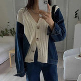 Cozy Vintage Casual Denim Carigan