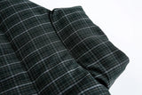 Warm Plaid Double Sided Down Puffer Jacket