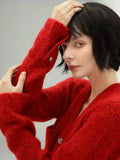Handesome Luxurious French Knit Cardigan