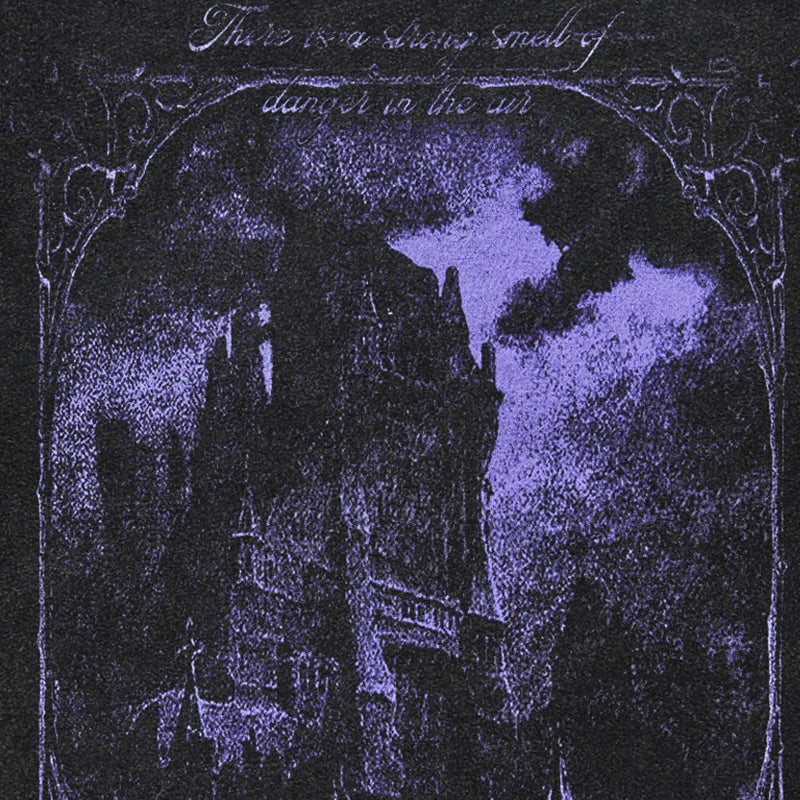 Gothic Castle Graphic T-shirt