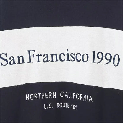 Cozy Embroidered Round Neck Long Sleeve Sweatshirt
