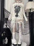 Y2k Loose Gothic Knitted Sweater