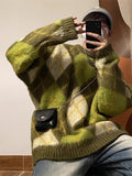 Y2K Cozy Retro O-Neck Knitwear Sweater