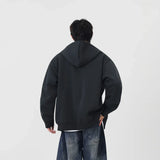 Y2K Warm Plaid Lined Zip-Up Hooded Sweatshirt