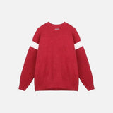 Streetwear Korean Style Round Neck Knit Sweater