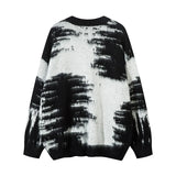 Y2K Streetwear Hip Hop Letter Tie Dye Sweater
