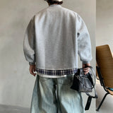 Vintage Oversized Two Piece Layered Casual Sweatshirt