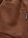 Drawstring Baggy Sweat Shorts