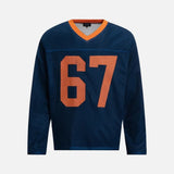 Y2K Contrast Paneled Mesh Long Sleeve T-Shirt