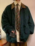 Corduroy-Collar Bomber Jacket