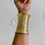 Exaggerated Ethnic Wide Cuff Bangle Bracelet