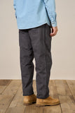 Washed Straight Mid-Waist Pants