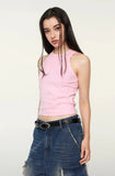 Women's Washed Solid Tank Top