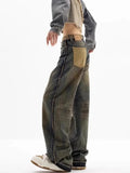 Vintage Casual Staple High Waist Wide Leg Jeans
