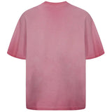 Trendy Grunge Hip Hop Graphic Printed Washed T-Shirt
