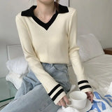 Women Cool Stylish Slim Fit Knitted Polo T-Shirt