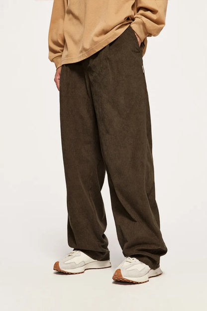 Polyester High-waist Pants