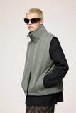 Sleeveless Zip-Up Vest