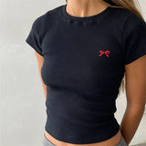 Vintage Bow Graphics Women's T-shirt