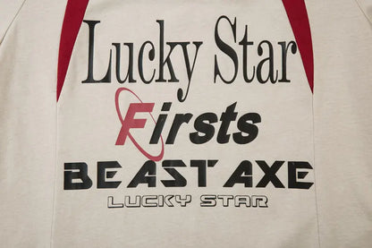 Y2K Vintage Lucky Star Graphic T-shirt
