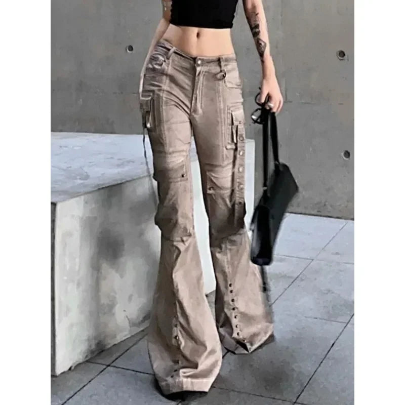 Micro Horn Stereoscopic Pocket Jeans
