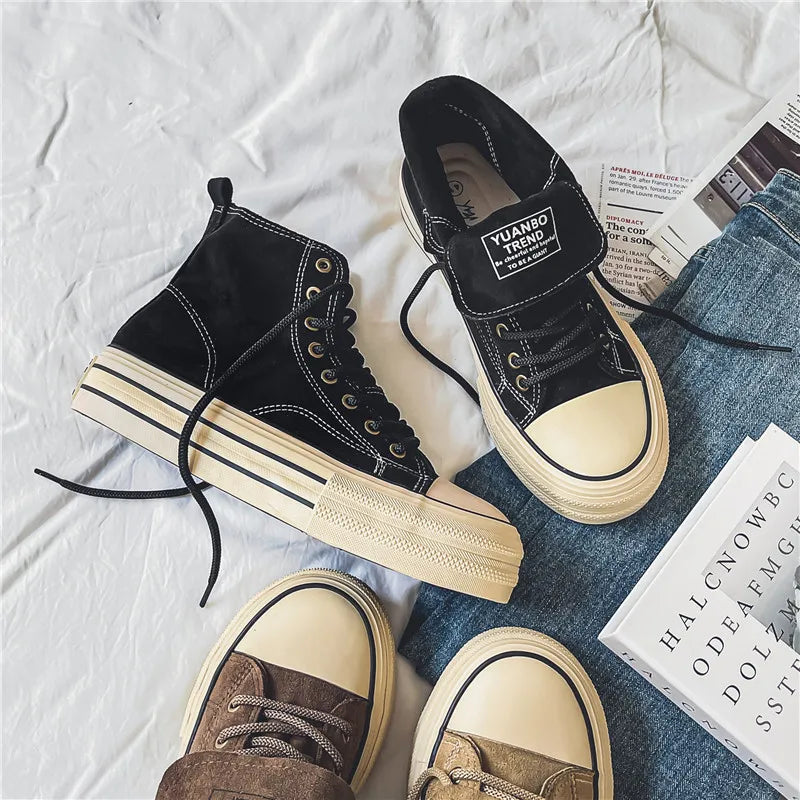 Y2K Stylish High Canvas Sneaker