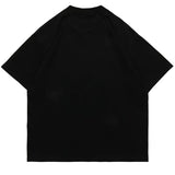 Oversized Graphic Letter Print Short Sleeve T-Shirt