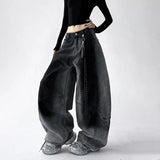 Chic Gradient Korean Style Wide Leg Jeans