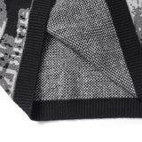 Shadow Knitted Grunge Hip Hop Sweater