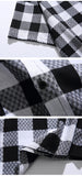 Chess Plaid Embroidery Shirt