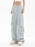 Light Blue Cargo Jeans