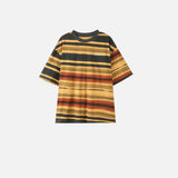 Y2K Lightweight Striped O-Neck T-Shirt