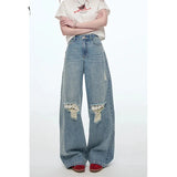 Chic Loose Wide Leg Jeans Jeans