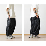 Multi-Pocket Solid Cargo Pants