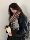 Vintage Houndstooth Scarves