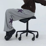 Wide Leg Star Print Japanese Style Sweatpants