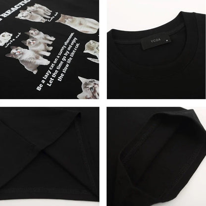 Y2k Women's Cat T-shirt