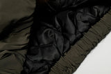 Retro Thick Quilted Fur Collar Jacket