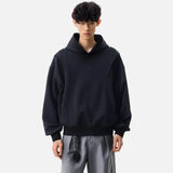 Y2K Cozy Solid Color Oversized Hoodie