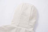 Leopard Spliced Hooded Padded Fleece Jacket