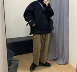 Warm Streetwear Fleece Lined Faux Fur Jacket