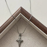 Star Cross Pendant Necklace