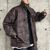 Men's Vintage American Motorcycle Leather Jacket