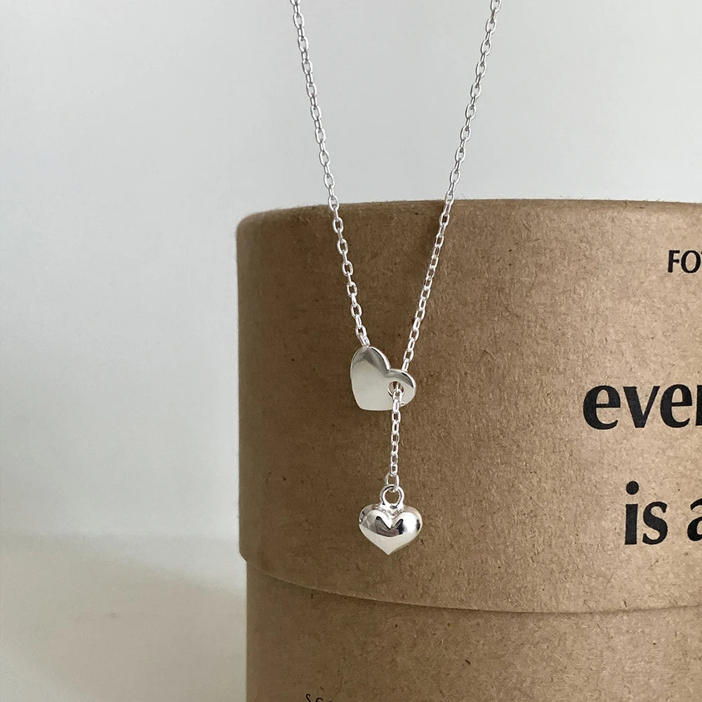 Heart Pendant Adjustable Choker Necklace