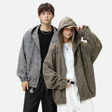 Lazy Style Oversized Mohair Blend Jacket