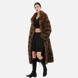 Winter Luxurious Faux Mink Fur Coat