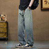 Streatwear Vintage Loose Fit Straight Leg Jeans